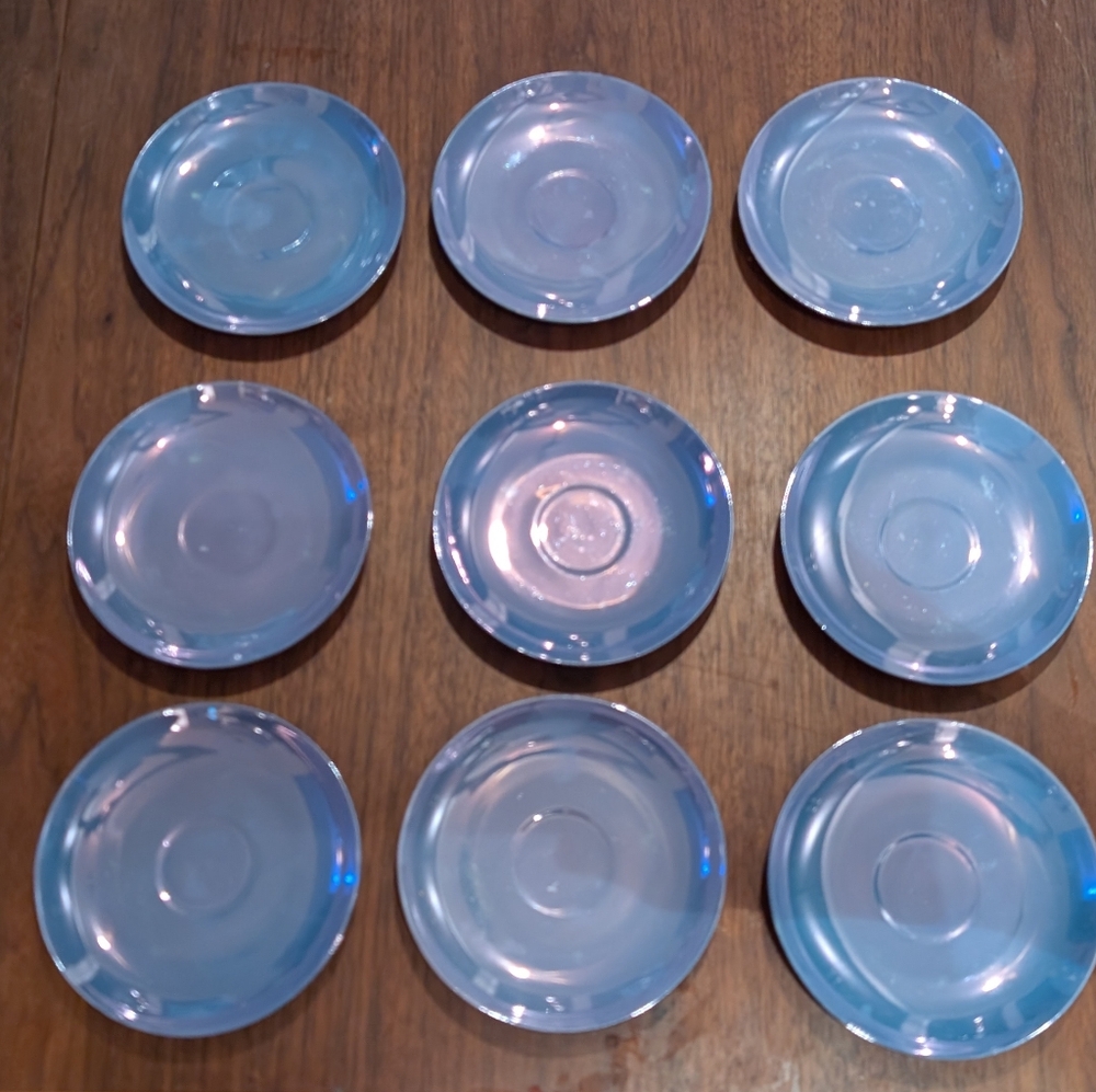 Vintage Meito China Tea Cups & Saucers – Set of 9 – Hand Painted – Made in Japan - Picture 3 of 8